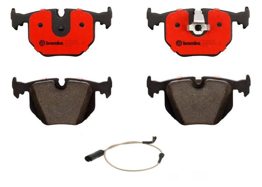 BMW Land Rover Brakes Kit - Pads Rear (Ceramic) (with Sensor)    SFP500210 - Brembo 2377156KIT